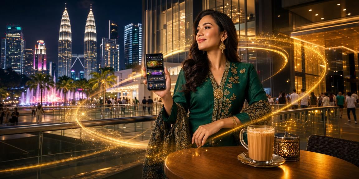 Paparan aplikasi kasino 340 di Kuala Lumpur menunjukkan pilihan slot jackpot progresif